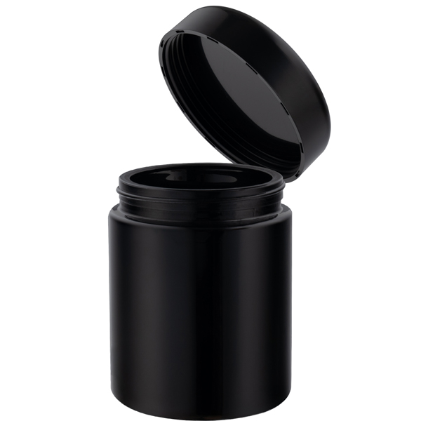 Ultraviolet Protective Glass Jar With ABS Lid 250 ml - 1/2 oz