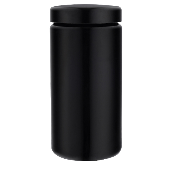 Ultraviolet Protective Glass Jar With ABS Lid 1L - 2 oz
