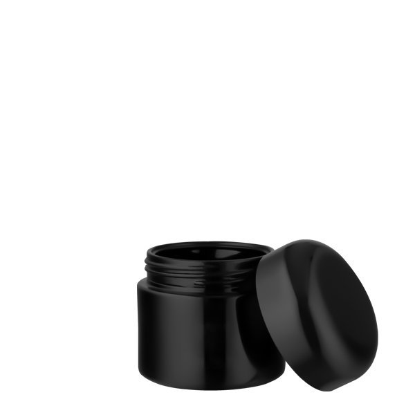 Ultraviolet Protective Glass Jar With ABS Lid 60 ml - 1/8 oz
