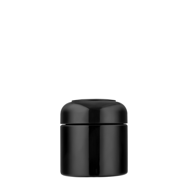 Ultraviolet Purple Glass Jar With Integrated LED Display 120 ml - 1/4 oz