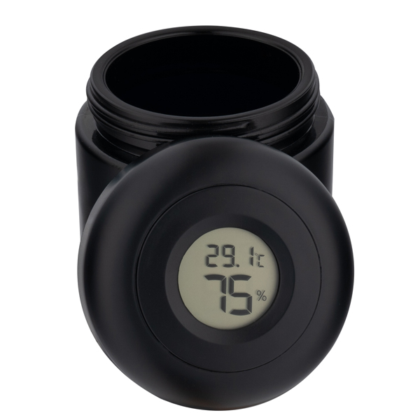 Ultraviolet Purple Glass Jar With Integrated LED Display 120 ml - 1/4 oz