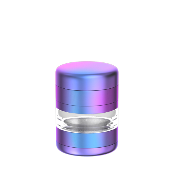 Top Blue Gradient 5pc Aluminium Herb Grinder with Sifting Screen